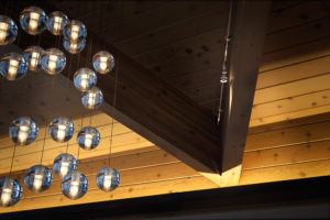 hanging_globe_pendants_xenon_lamps_indirect_liner_LED_track_lighting_Poindexters_Bozeman_Montana